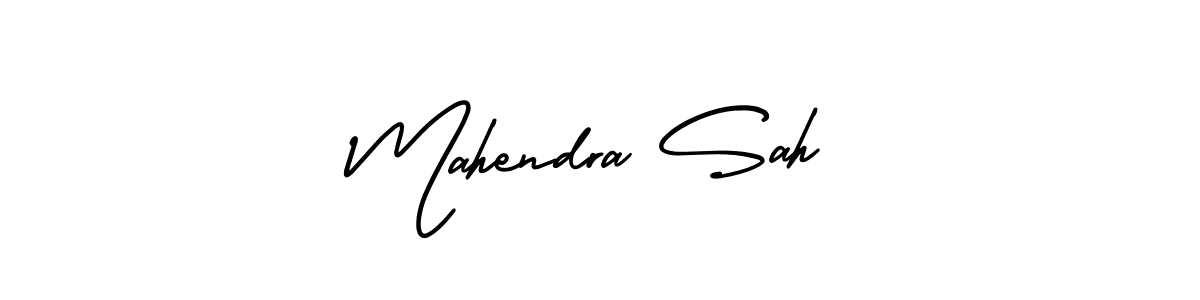 AmerikaSignatureDemo-Regular is a professional signature style that is perfect for those who want to add a touch of class to their signature. It is also a great choice for those who want to make their signature more unique. Get Mahendra Sah name to fancy signature for free. Mahendra Sah signature style 3 images and pictures png