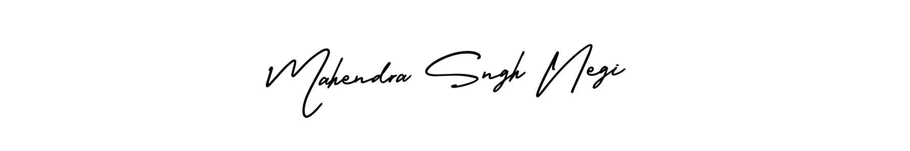 This is the best signature style for the Mahendra Sngh Negi name. Also you like these signature font (AmerikaSignatureDemo-Regular). Mix name signature. Mahendra Sngh Negi signature style 3 images and pictures png