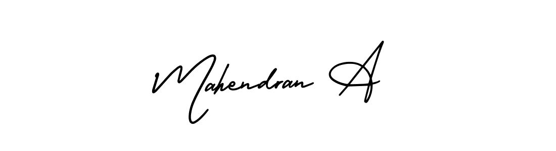 Also we have Mahendran A name is the best signature style. Create professional handwritten signature collection using AmerikaSignatureDemo-Regular autograph style. Mahendran A signature style 3 images and pictures png