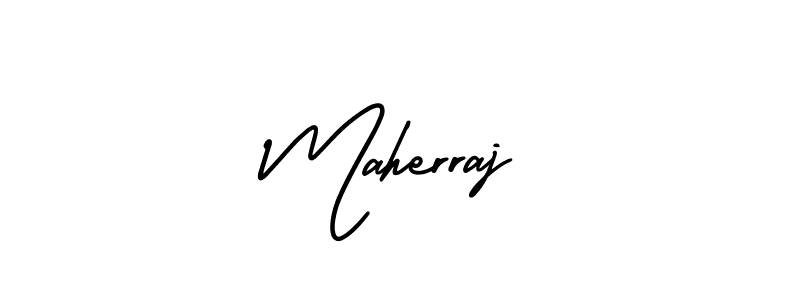The best way (AmerikaSignatureDemo-Regular) to make a short signature is to pick only two or three words in your name. The name Maherraj include a total of six letters. For converting this name. Maherraj signature style 3 images and pictures png