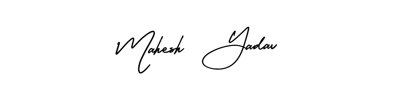 How to make Mahesh  Yadav name signature. Use AmerikaSignatureDemo-Regular style for creating short signs online. This is the latest handwritten sign. Mahesh  Yadav signature style 3 images and pictures png