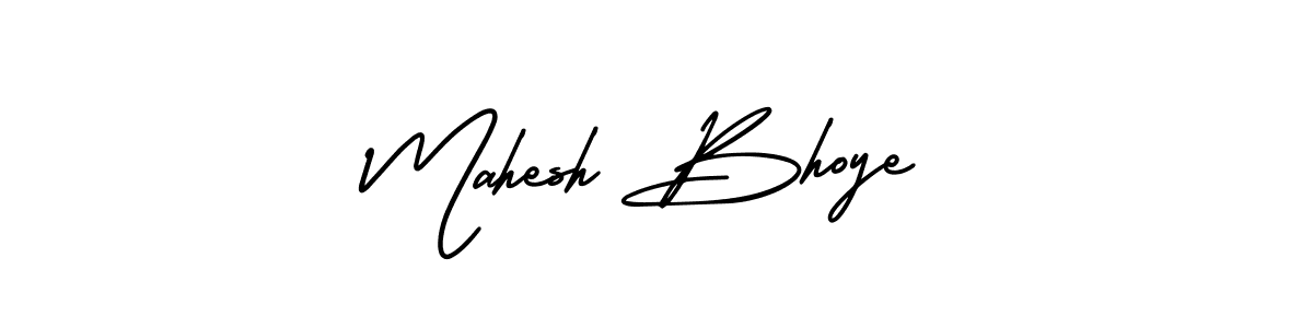 AmerikaSignatureDemo-Regular is a professional signature style that is perfect for those who want to add a touch of class to their signature. It is also a great choice for those who want to make their signature more unique. Get Mahesh Bhoye name to fancy signature for free. Mahesh Bhoye signature style 3 images and pictures png