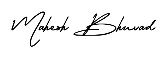 Express your personality with a custom Mahesh Bhuvad signature crafted with AmerikaSignatureDemo-Regular typography. Free transparent PNG download available. Mahesh Bhuvad signature style 3 images and pictures png