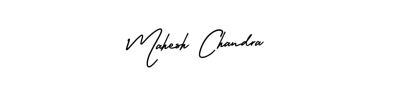 How to make Mahesh Chandra signature? AmerikaSignatureDemo-Regular is a professional autograph style. Create handwritten signature for Mahesh Chandra name. Mahesh Chandra signature style 3 images and pictures png