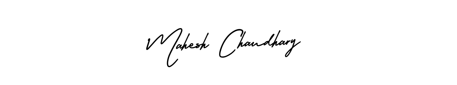 Make a beautiful signature design for name Mahesh Chaudhary. With this signature (AmerikaSignatureDemo-Regular) style, you can create a handwritten signature for free. Mahesh Chaudhary signature style 3 images and pictures png