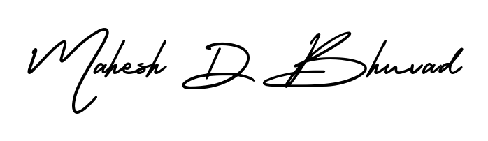 Design your own signature with our free online signature maker. With this signature software, you can create a handwritten (AmerikaSignatureDemo-Regular) signature for name Mahesh D Bhuvad. Mahesh D Bhuvad signature style 3 images and pictures png