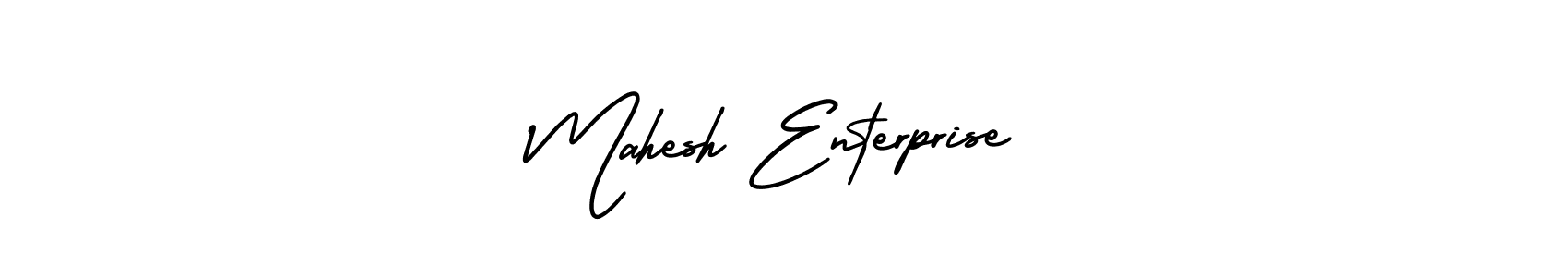 Make a beautiful signature design for name Mahesh Enterprise. Use this online signature maker to create a handwritten signature for free. Mahesh Enterprise signature style 3 images and pictures png