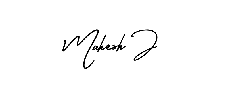 Similarly AmerikaSignatureDemo-Regular is the best handwritten signature design. Signature creator online .You can use it as an online autograph creator for name Mahesh J. Mahesh J signature style 3 images and pictures png