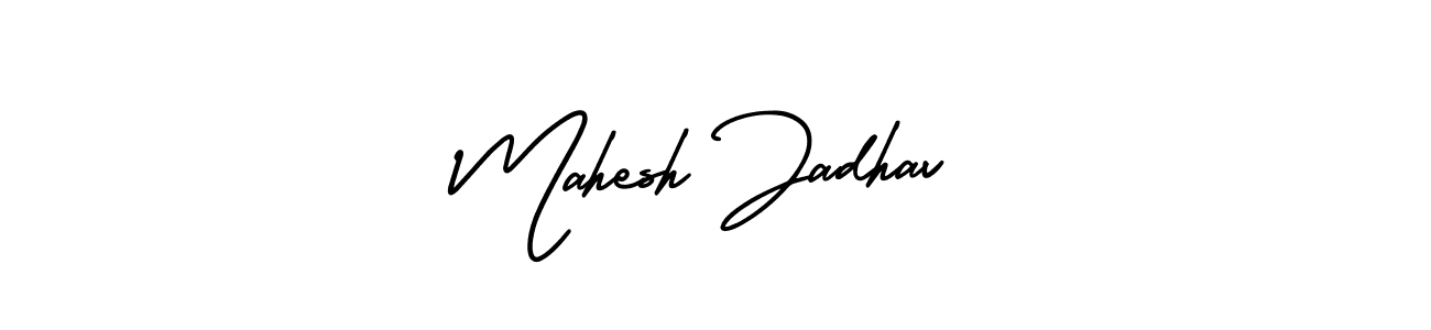 Use a signature maker to create a handwritten signature online. With this signature software, you can design (AmerikaSignatureDemo-Regular) your own signature for name Mahesh Jadhav. Mahesh Jadhav signature style 3 images and pictures png