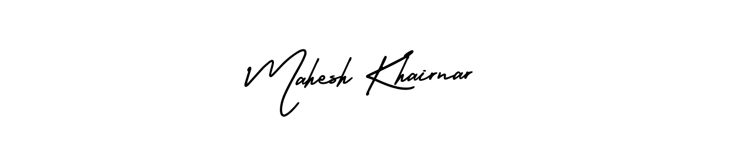 Also You can easily find your signature by using the search form. We will create Mahesh Khairnar name handwritten signature images for you free of cost using AmerikaSignatureDemo-Regular sign style. Mahesh Khairnar signature style 3 images and pictures png