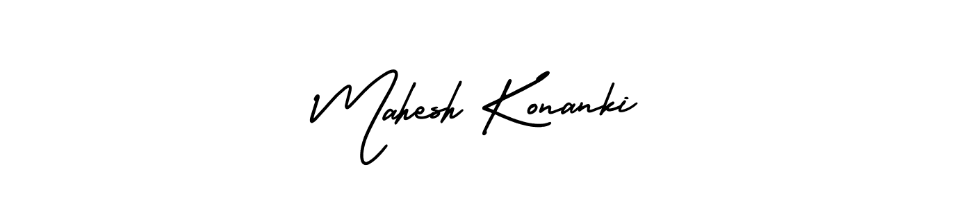 How to make Mahesh Konanki signature? AmerikaSignatureDemo-Regular is a professional autograph style. Create handwritten signature for Mahesh Konanki name. Mahesh Konanki signature style 3 images and pictures png