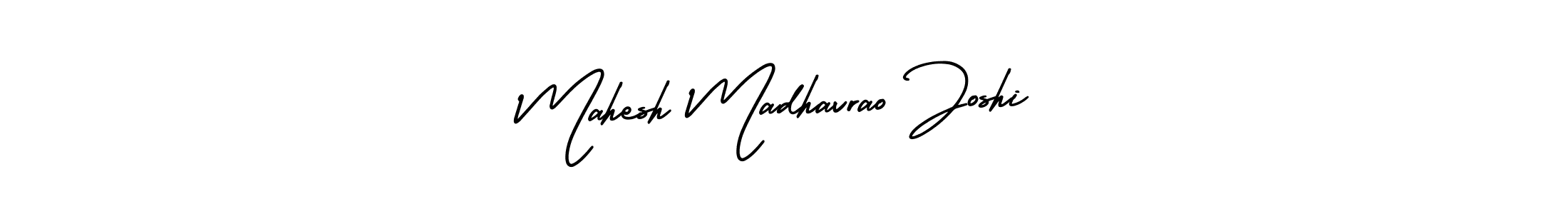 Make a beautiful signature design for name Mahesh Madhavrao Joshi. With this signature (AmerikaSignatureDemo-Regular) style, you can create a handwritten signature for free. Mahesh Madhavrao Joshi signature style 3 images and pictures png