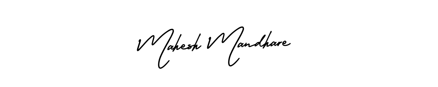 How to make Mahesh Mandhare signature? AmerikaSignatureDemo-Regular is a professional autograph style. Create handwritten signature for Mahesh Mandhare name. Mahesh Mandhare signature style 3 images and pictures png