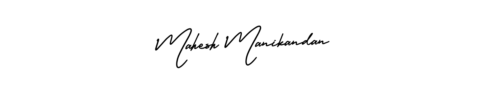 Design your own signature with our free online signature maker. With this signature software, you can create a handwritten (AmerikaSignatureDemo-Regular) signature for name Mahesh Manikandan. Mahesh Manikandan signature style 3 images and pictures png