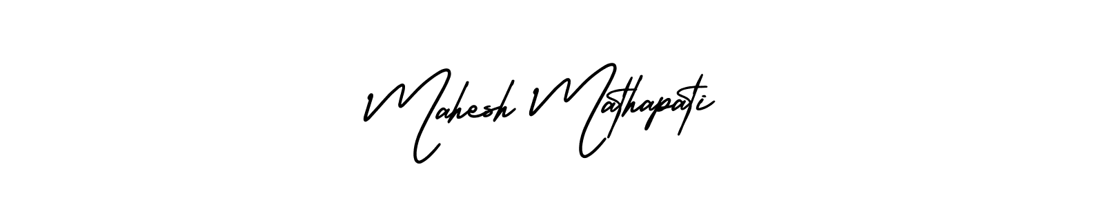 This is the best signature style for the Mahesh Mathapati name. Also you like these signature font (AmerikaSignatureDemo-Regular). Mix name signature. Mahesh Mathapati signature style 3 images and pictures png