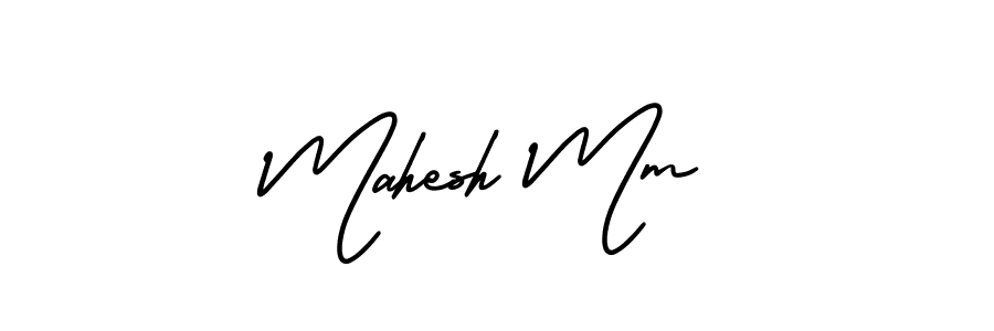 Also we have Mahesh Mm name is the best signature style. Create professional handwritten signature collection using AmerikaSignatureDemo-Regular autograph style. Mahesh Mm signature style 3 images and pictures png
