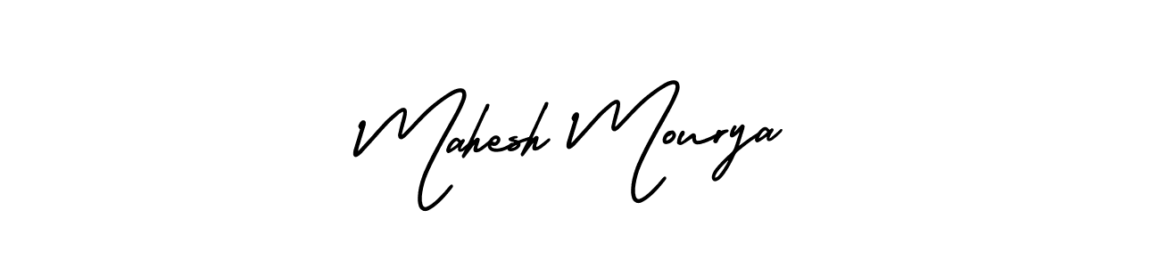 Design your own signature with our free online signature maker. With this signature software, you can create a handwritten (AmerikaSignatureDemo-Regular) signature for name Mahesh Mourya. Mahesh Mourya signature style 3 images and pictures png