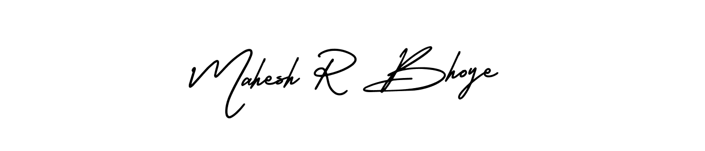 Create a beautiful signature design for name Mahesh R Bhoye. With this signature (AmerikaSignatureDemo-Regular) fonts, you can make a handwritten signature for free. Mahesh R Bhoye signature style 3 images and pictures png