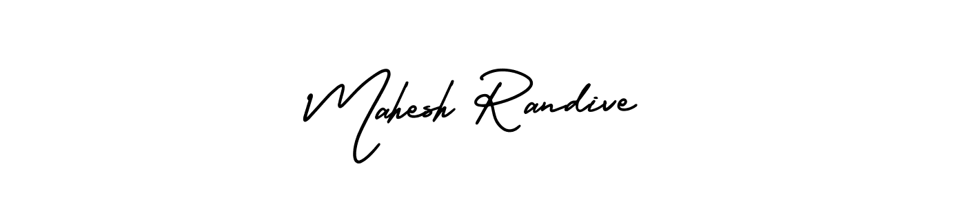 Make a short Mahesh Randive signature style. Manage your documents anywhere anytime using AmerikaSignatureDemo-Regular. Create and add eSignatures, submit forms, share and send files easily. Mahesh Randive signature style 3 images and pictures png