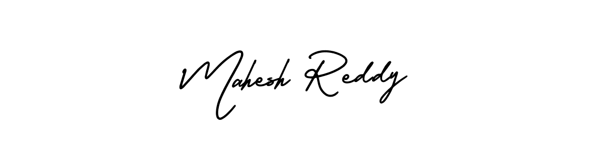 Create a beautiful signature design for name Mahesh Reddy. With this signature (AmerikaSignatureDemo-Regular) fonts, you can make a handwritten signature for free. Mahesh Reddy signature style 3 images and pictures png