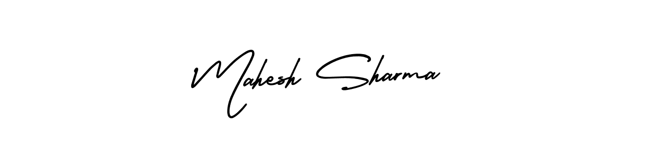 Create a beautiful signature design for name Mahesh Sharma. With this signature (AmerikaSignatureDemo-Regular) fonts, you can make a handwritten signature for free. Mahesh Sharma signature style 3 images and pictures png