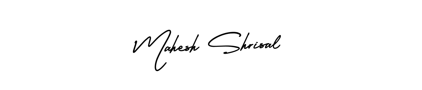 Create a beautiful signature design for name Mahesh Shrisal. With this signature (AmerikaSignatureDemo-Regular) fonts, you can make a handwritten signature for free. Mahesh Shrisal signature style 3 images and pictures png