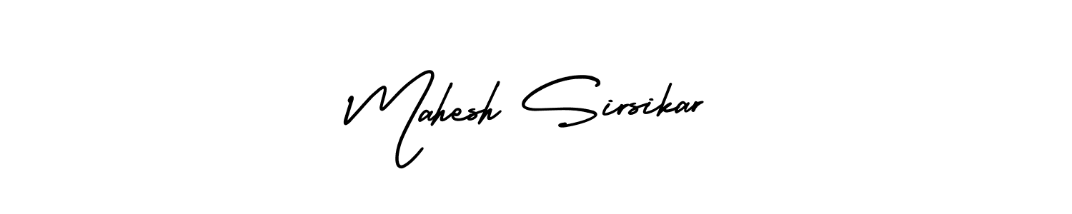 Also You can easily find your signature by using the search form. We will create Mahesh Sirsikar name handwritten signature images for you free of cost using AmerikaSignatureDemo-Regular sign style. Mahesh Sirsikar signature style 3 images and pictures png