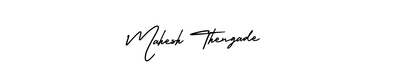 Make a beautiful signature design for name Mahesh Thengade. With this signature (AmerikaSignatureDemo-Regular) style, you can create a handwritten signature for free. Mahesh Thengade signature style 3 images and pictures png