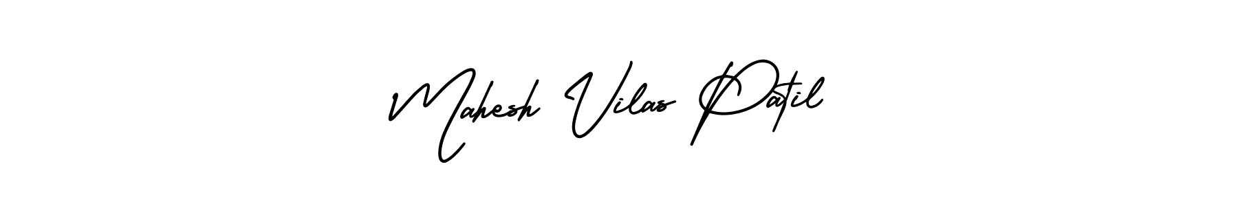 Design your own signature with our free online signature maker. With this signature software, you can create a handwritten (AmerikaSignatureDemo-Regular) signature for name Mahesh Vilas Patil. Mahesh Vilas Patil signature style 3 images and pictures png