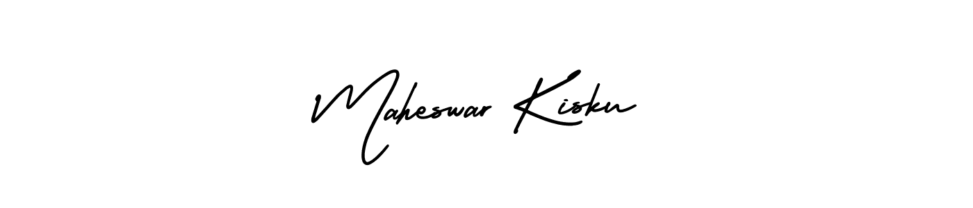 AmerikaSignatureDemo-Regular is a professional signature style that is perfect for those who want to add a touch of class to their signature. It is also a great choice for those who want to make their signature more unique. Get Maheswar Kisku name to fancy signature for free. Maheswar Kisku signature style 3 images and pictures png