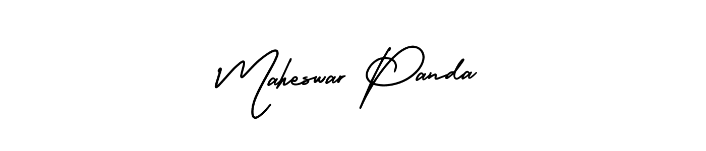 How to make Maheswar Panda signature? AmerikaSignatureDemo-Regular is a professional autograph style. Create handwritten signature for Maheswar Panda name. Maheswar Panda signature style 3 images and pictures png