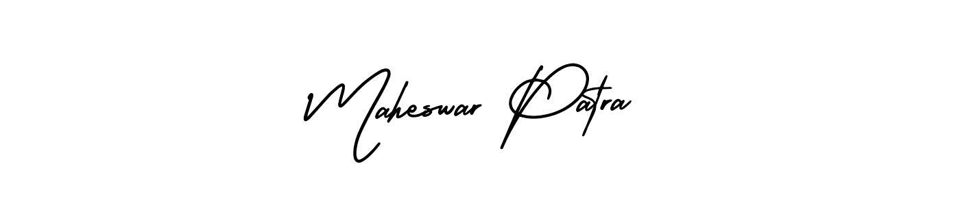 Similarly AmerikaSignatureDemo-Regular is the best handwritten signature design. Signature creator online .You can use it as an online autograph creator for name Maheswar Patra. Maheswar Patra signature style 3 images and pictures png