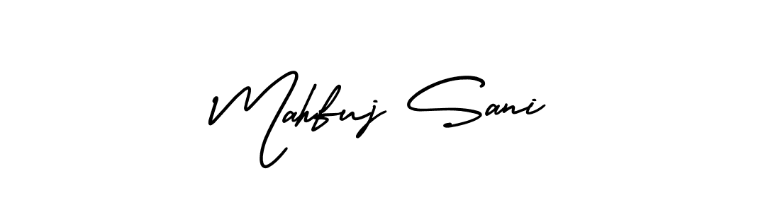 AmerikaSignatureDemo-Regular is a professional signature style that is perfect for those who want to add a touch of class to their signature. It is also a great choice for those who want to make their signature more unique. Get Mahfuj Sani name to fancy signature for free. Mahfuj Sani signature style 3 images and pictures png