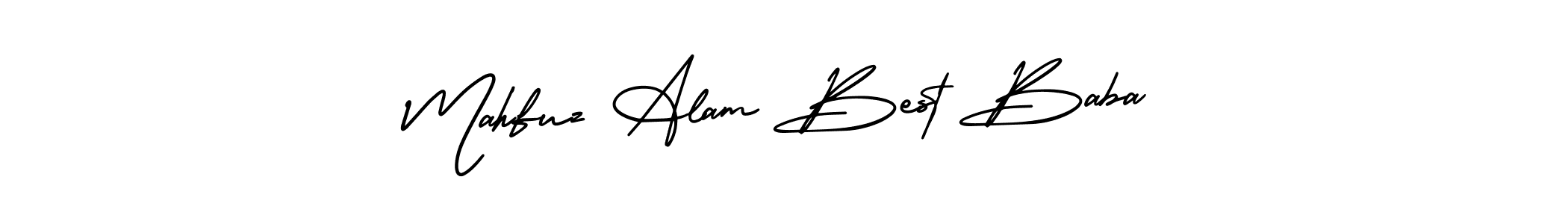 Make a beautiful signature design for name Mahfuz Alam Best Baba. With this signature (AmerikaSignatureDemo-Regular) style, you can create a handwritten signature for free. Mahfuz Alam Best Baba signature style 3 images and pictures png