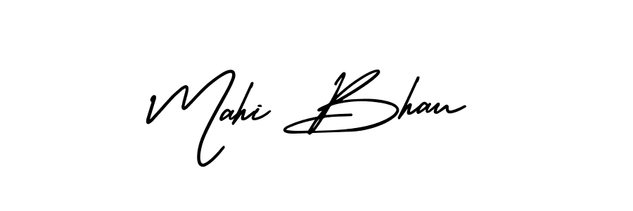 Make a beautiful signature design for name Mahi Bhau. Use this online signature maker to create a handwritten signature for free. Mahi Bhau signature style 3 images and pictures png