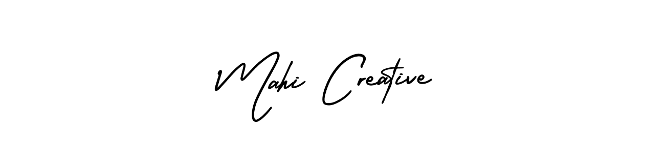 AmerikaSignatureDemo-Regular is a professional signature style that is perfect for those who want to add a touch of class to their signature. It is also a great choice for those who want to make their signature more unique. Get Mahi Creative name to fancy signature for free. Mahi Creative signature style 3 images and pictures png