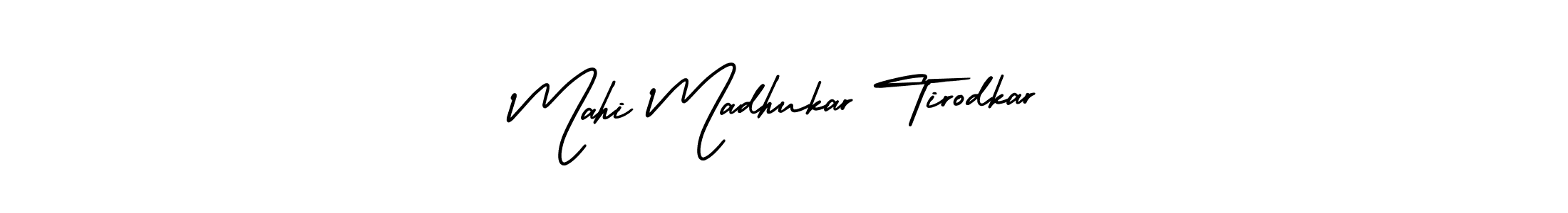 See photos of Mahi Madhukar Tirodkar official signature by Spectra . Check more albums & portfolios. Read reviews & check more about AmerikaSignatureDemo-Regular font. Mahi Madhukar Tirodkar signature style 3 images and pictures png