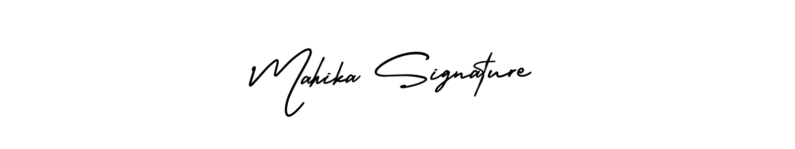 Check out images of Autograph of Mahika Signature name. Actor Mahika Signature Signature Style. AmerikaSignatureDemo-Regular is a professional sign style online. Mahika Signature signature style 3 images and pictures png