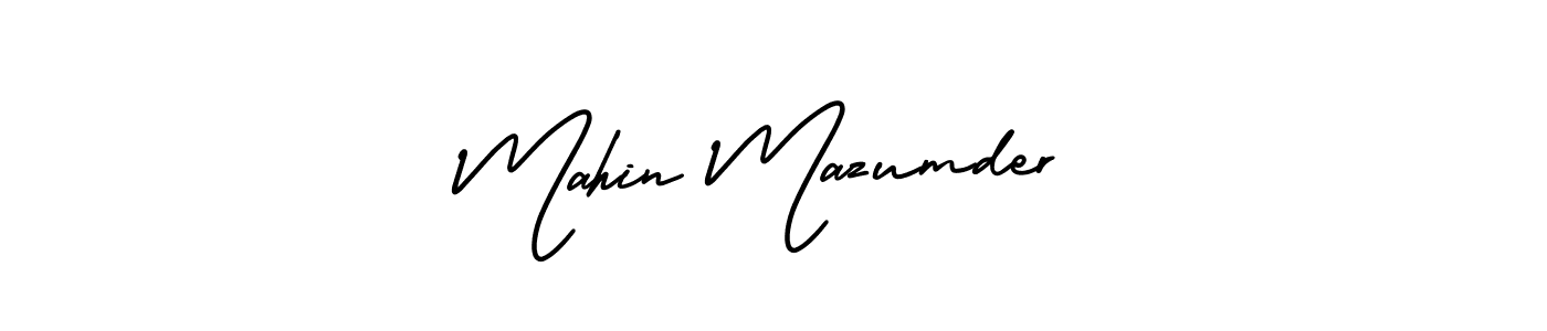 It looks lik you need a new signature style for name Mahin Mazumder. Design unique handwritten (AmerikaSignatureDemo-Regular) signature with our free signature maker in just a few clicks. Mahin Mazumder signature style 3 images and pictures png