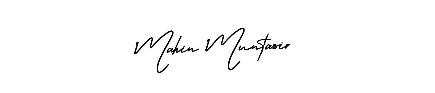 This is the best signature style for the Mahin Muntasir name. Also you like these signature font (AmerikaSignatureDemo-Regular). Mix name signature. Mahin Muntasir signature style 3 images and pictures png