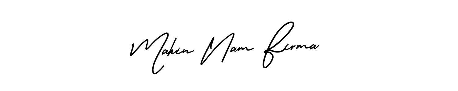 Also we have Mahin Nam Firma name is the best signature style. Create professional handwritten signature collection using AmerikaSignatureDemo-Regular autograph style. Mahin Nam Firma signature style 3 images and pictures png