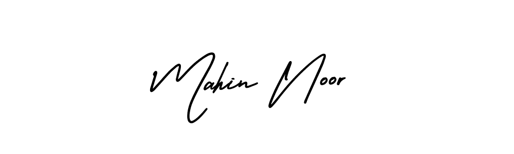 How to make Mahin Noor signature? AmerikaSignatureDemo-Regular is a professional autograph style. Create handwritten signature for Mahin Noor name. Mahin Noor signature style 3 images and pictures png