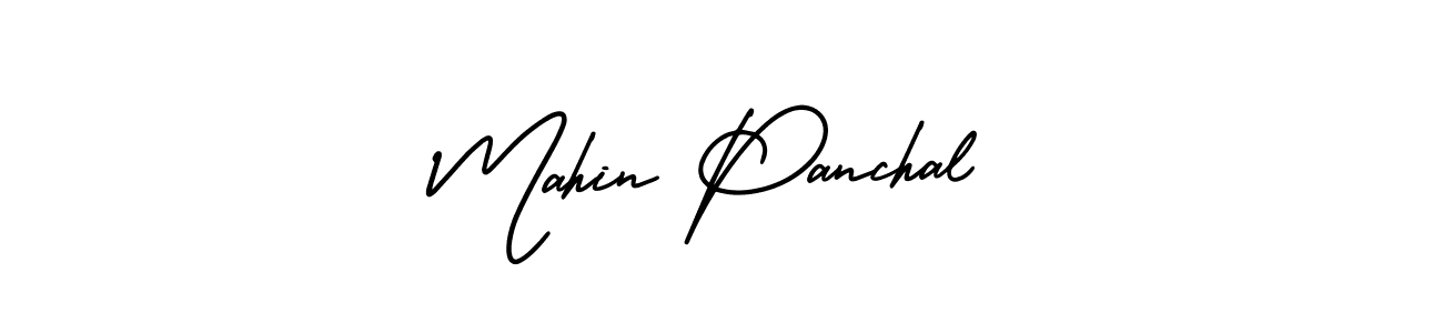 Similarly AmerikaSignatureDemo-Regular is the best handwritten signature design. Signature creator online .You can use it as an online autograph creator for name Mahin Panchal. Mahin Panchal signature style 3 images and pictures png