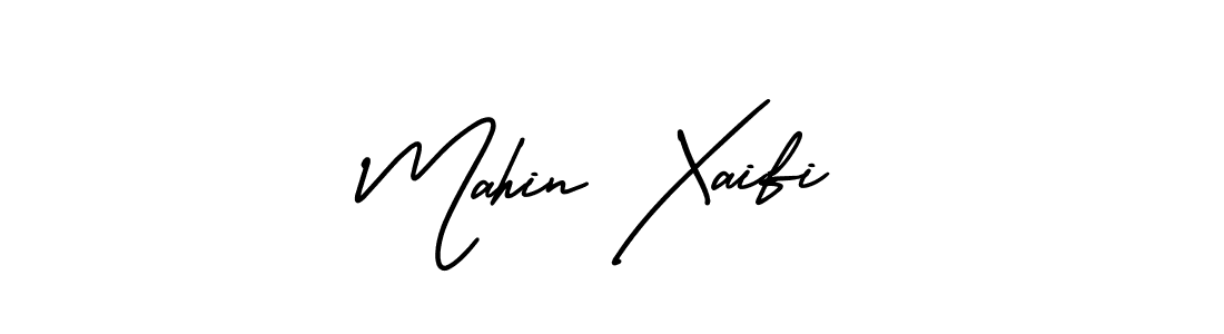 Use a signature maker to create a handwritten signature online. With this signature software, you can design (AmerikaSignatureDemo-Regular) your own signature for name Mahin Xaifi. Mahin Xaifi signature style 3 images and pictures png