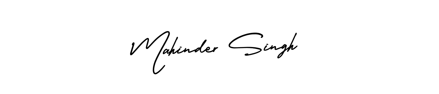 The best way (AmerikaSignatureDemo-Regular) to make a short signature is to pick only two or three words in your name. The name Mahinder Singh include a total of six letters. For converting this name. Mahinder Singh signature style 3 images and pictures png