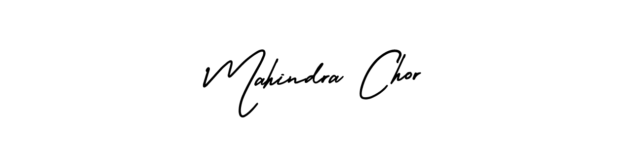 Make a beautiful signature design for name Mahindra Chor. With this signature (AmerikaSignatureDemo-Regular) style, you can create a handwritten signature for free. Mahindra Chor signature style 3 images and pictures png