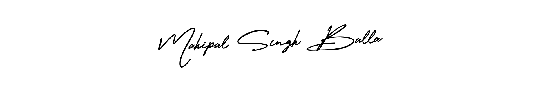 How to make Mahipal Singh Balla name signature. Use AmerikaSignatureDemo-Regular style for creating short signs online. This is the latest handwritten sign. Mahipal Singh Balla signature style 3 images and pictures png