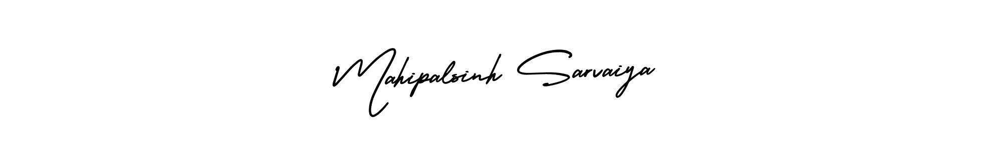 Mahipalsinh Sarvaiya stylish signature style. Best Handwritten Sign (AmerikaSignatureDemo-Regular) for my name. Handwritten Signature Collection Ideas for my name Mahipalsinh Sarvaiya. Mahipalsinh Sarvaiya signature style 3 images and pictures png
