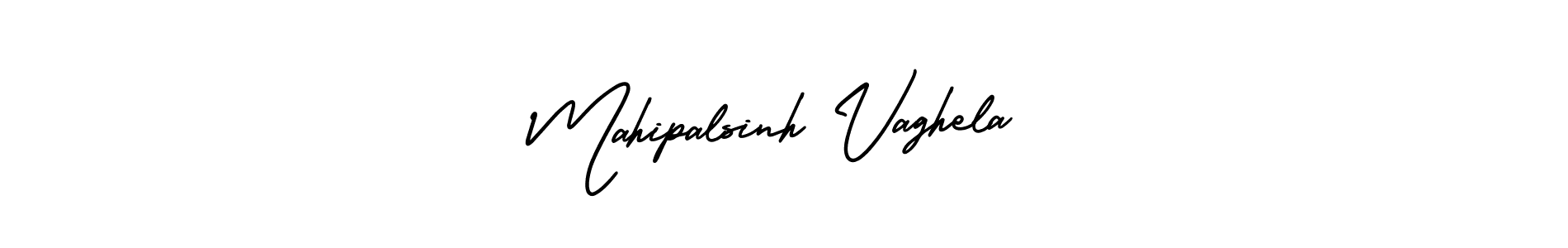 Create a beautiful signature design for name Mahipalsinh Vaghela. With this signature (AmerikaSignatureDemo-Regular) fonts, you can make a handwritten signature for free. Mahipalsinh Vaghela signature style 3 images and pictures png