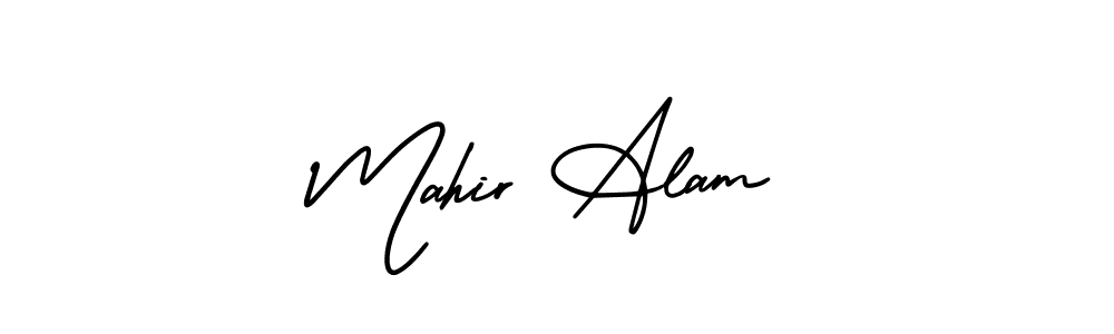 Check out images of Autograph of Mahir Alam name. Actor Mahir Alam Signature Style. AmerikaSignatureDemo-Regular is a professional sign style online. Mahir Alam signature style 3 images and pictures png